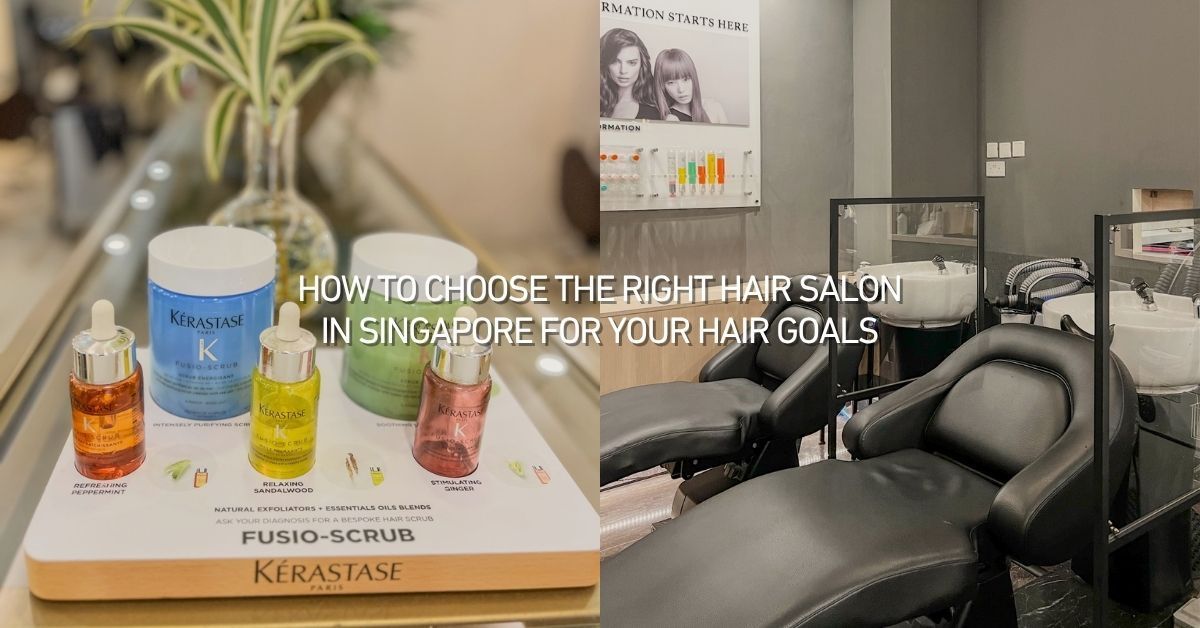 Images taken at our hair salon in Singapore