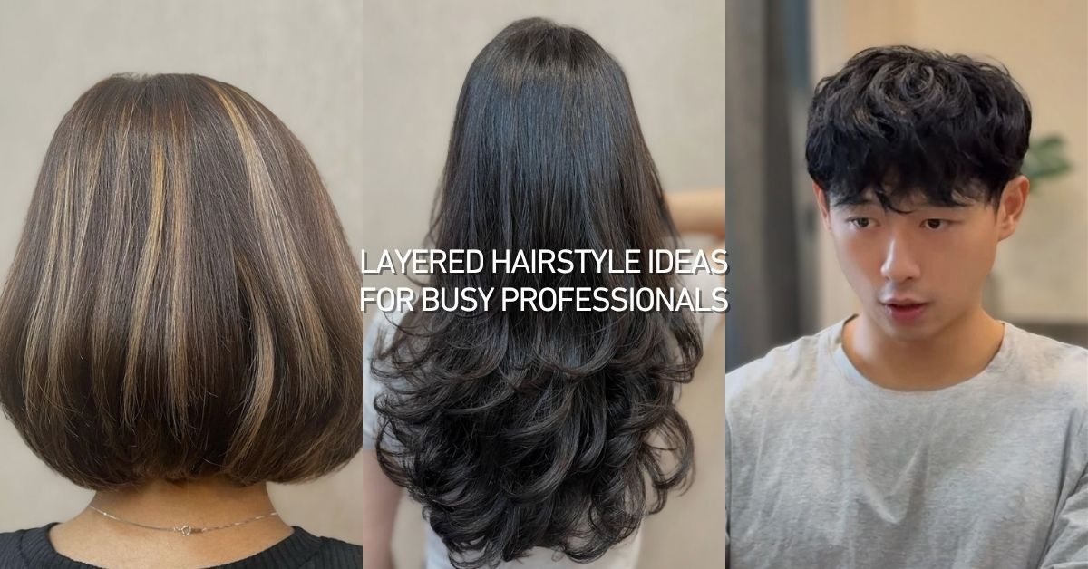 An image of layered hairstyle ideas
