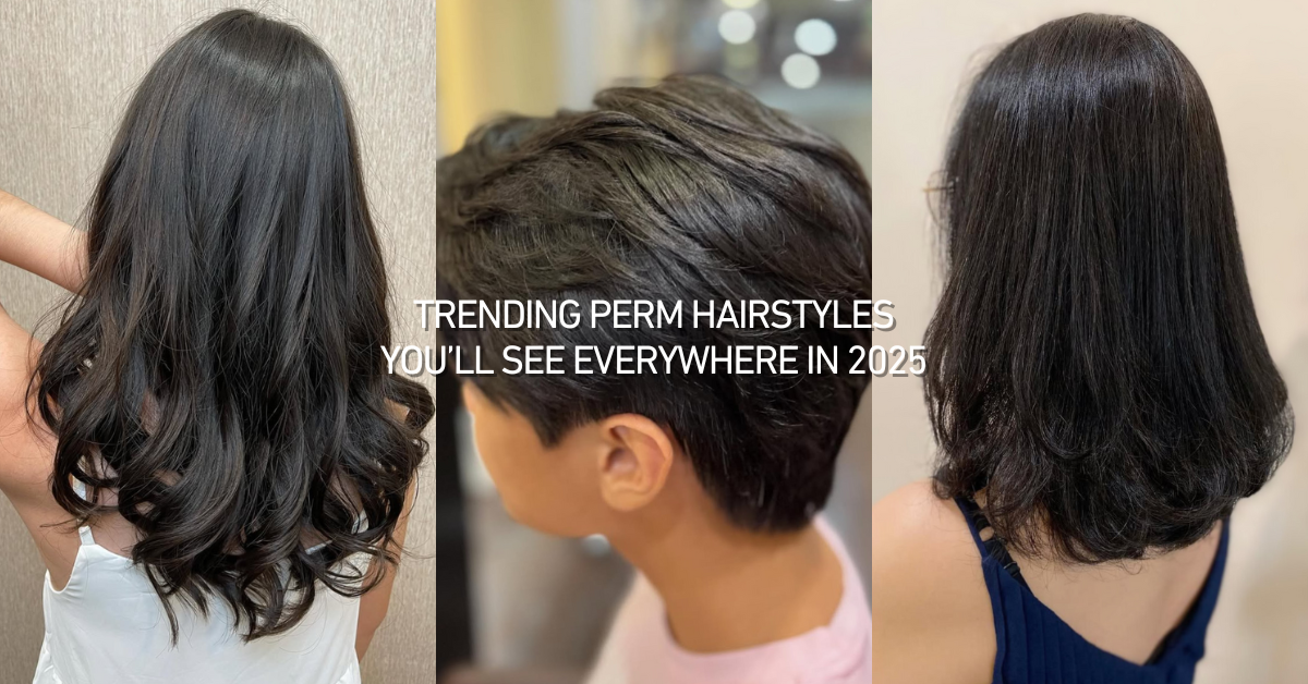 An image of perm hairstyles by hairdressers