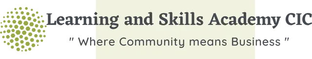 LASA Logo A logo for learning and skills academy cic where community means business