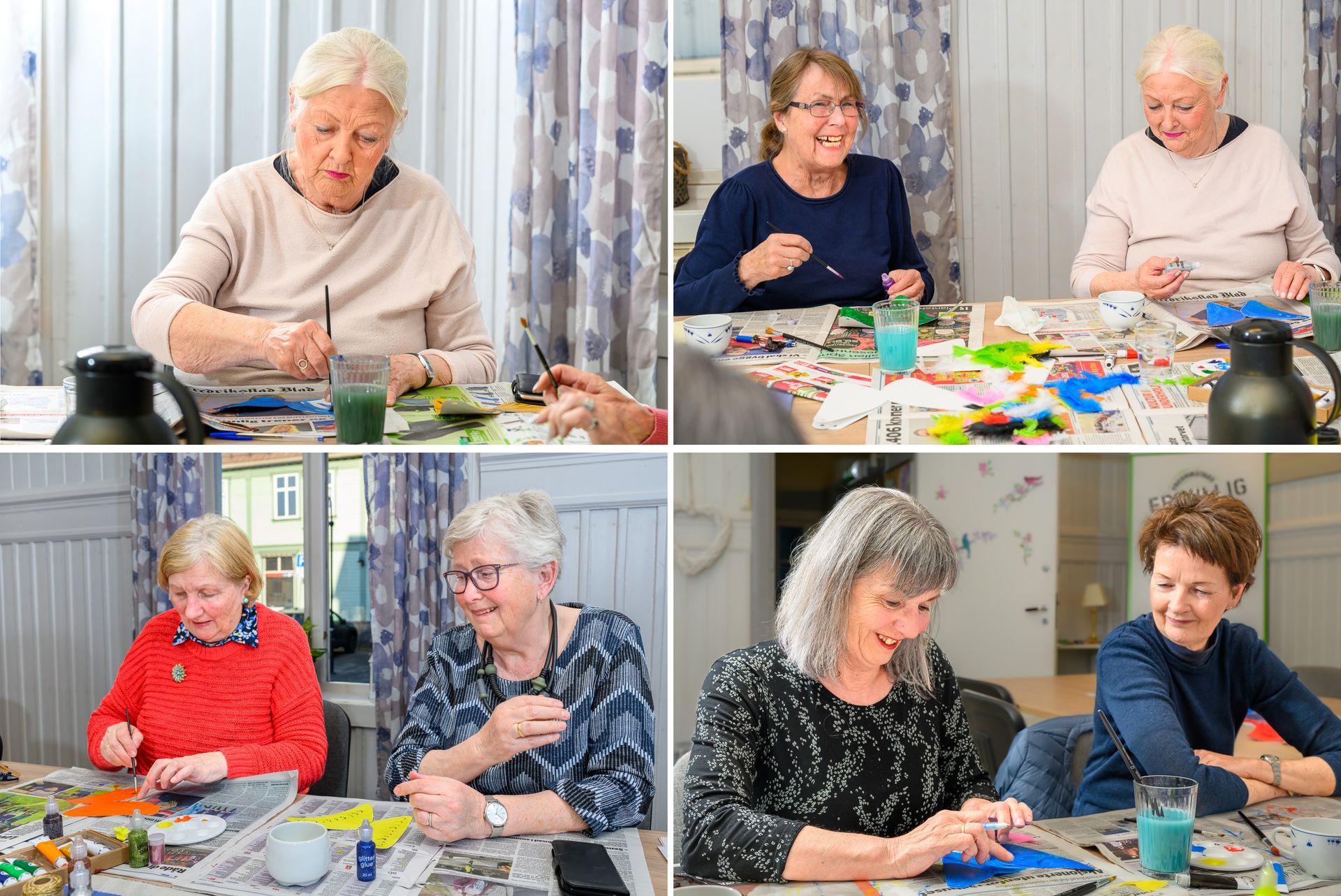 Medlemmer i Østfold lokallag på sommerfugl-workshop i Fredrikstad. 