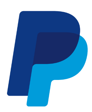 Logotipo de PayPal con letras P superpuestas en azul y azul claro.