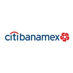Logotipo de CitiBanamex en azul y rojo sobre fondo blanco.