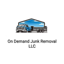 Logo: blue truck and trailer under a blue sky, text "On Demand Junk Removal LLC".