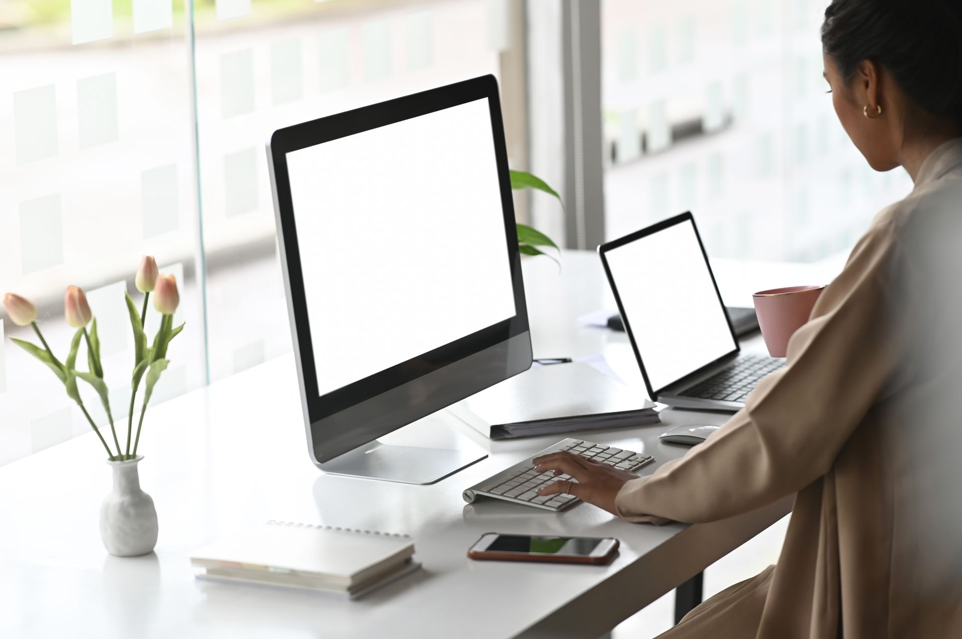 E-Learning on a laptop