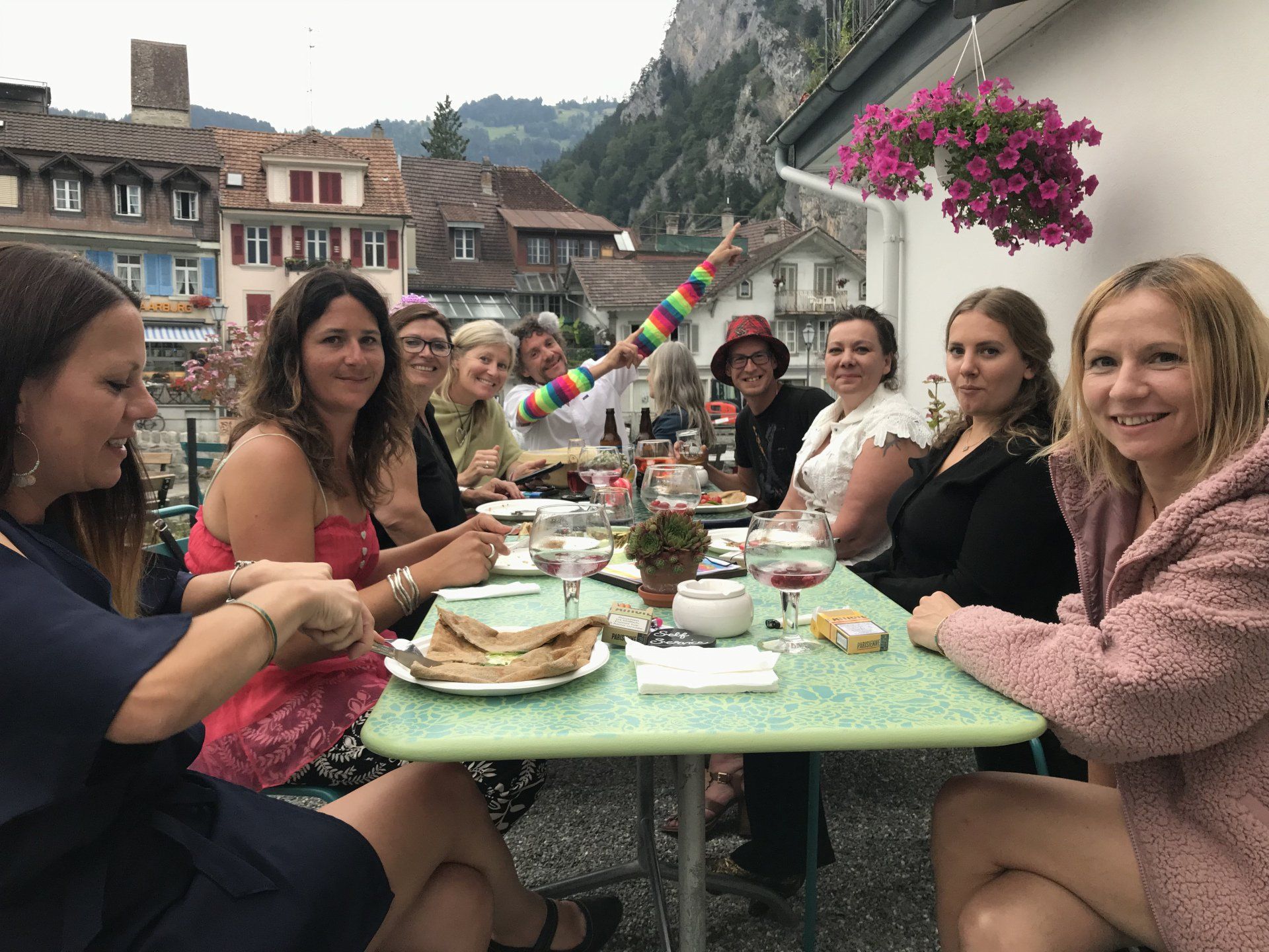 Event auf unserer Terasse