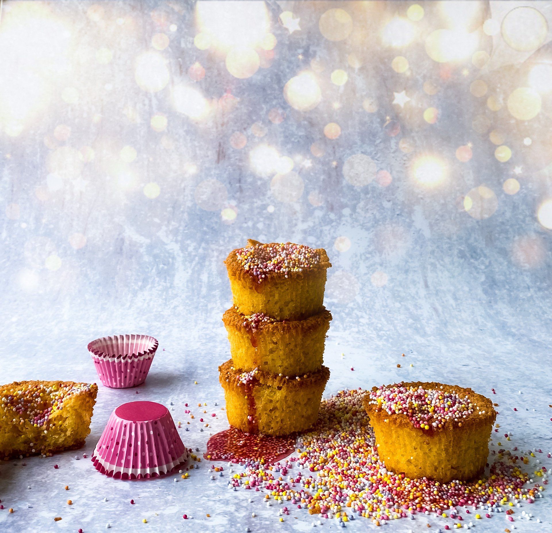 Dekorierte Cupcakes