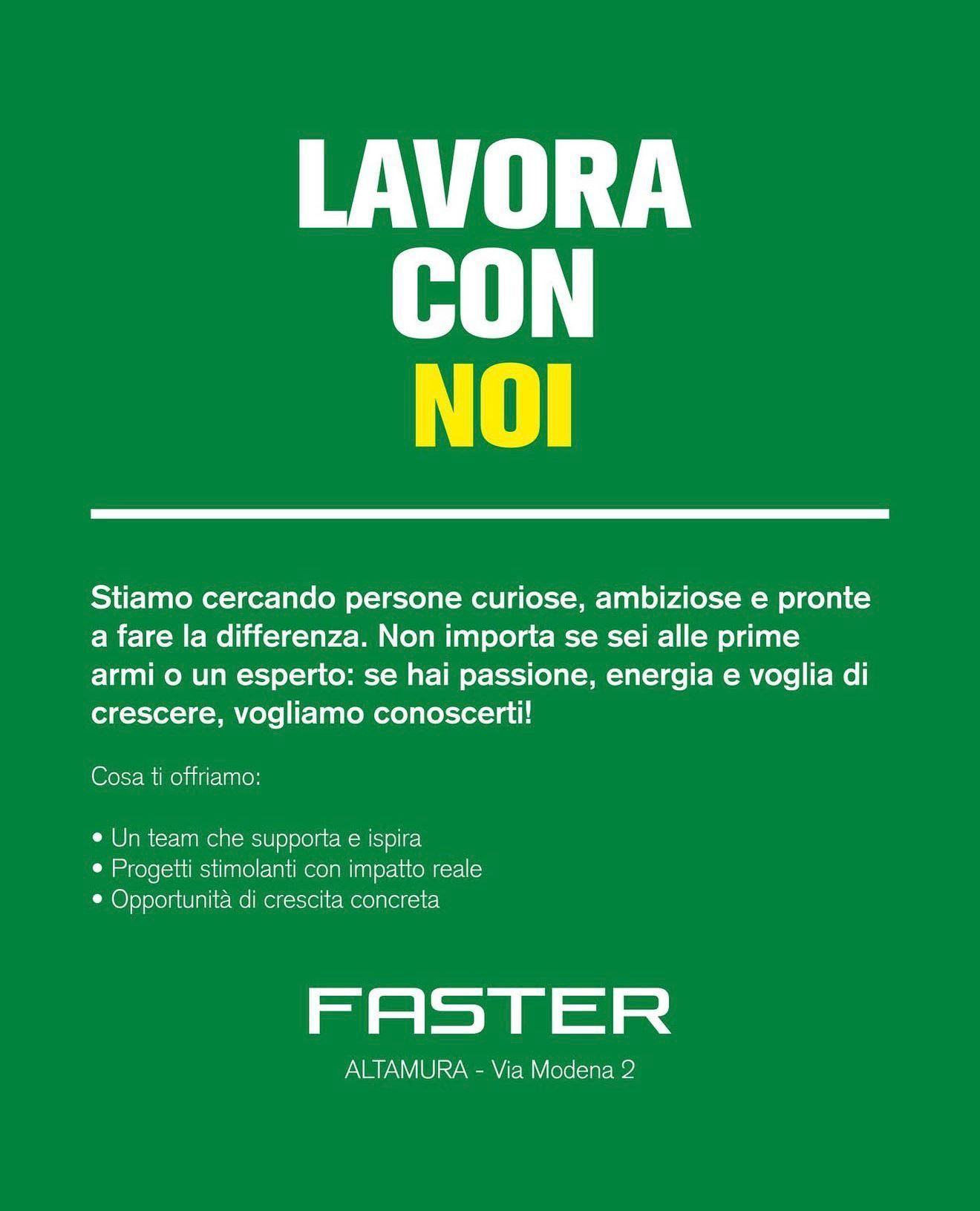 Manifesto verde con la scritta 
