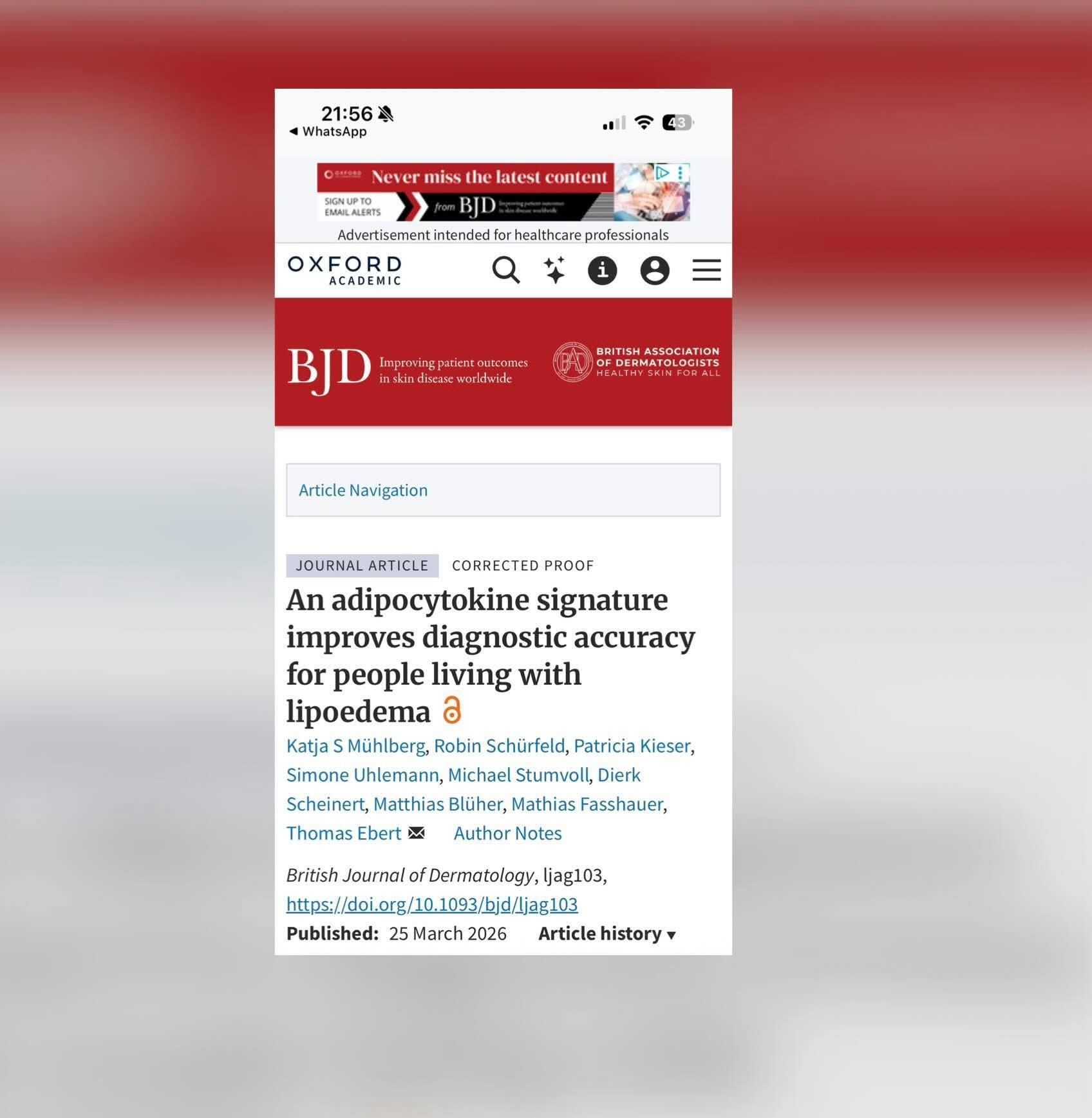 Questa recente ricerca apre nuove prospettive nella diagnosi del lipedema, evidenziando differenze b