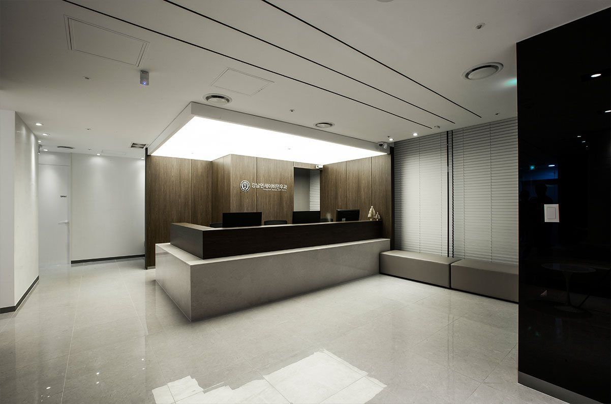 Welcome desk – Gangnam Yonsei ENT Clinic interior, Gangnam, Seoul