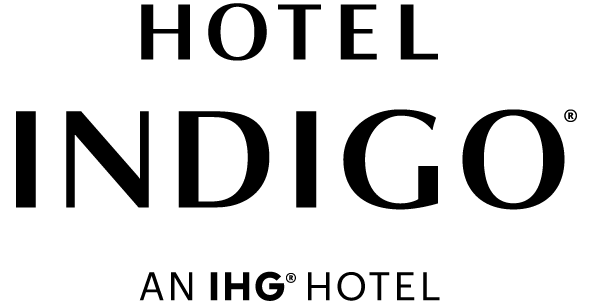 Hotel Indigo logo with text