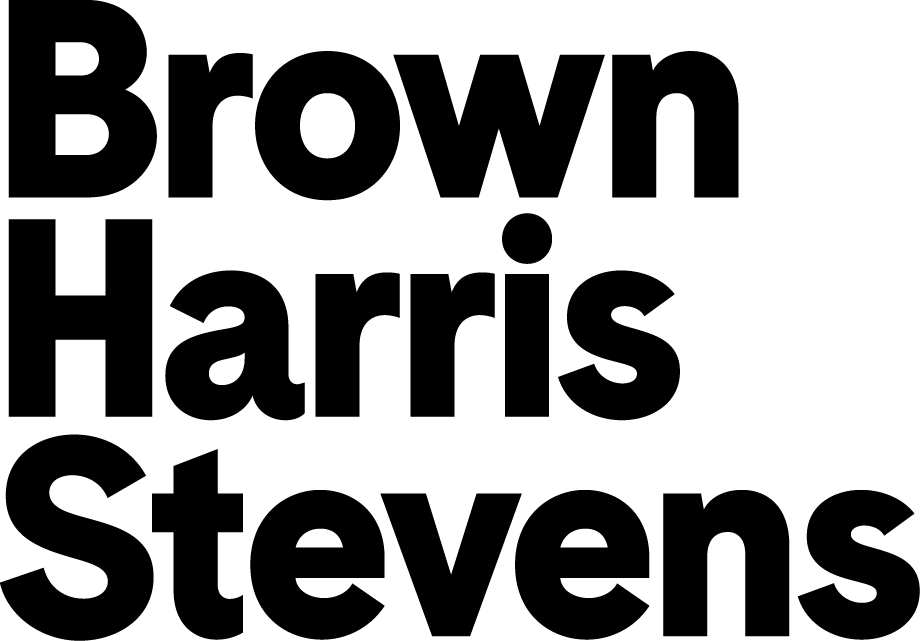 Brown Harris Stevens logo in bold black text on a white background
