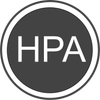A circle with the word hpa inside of it