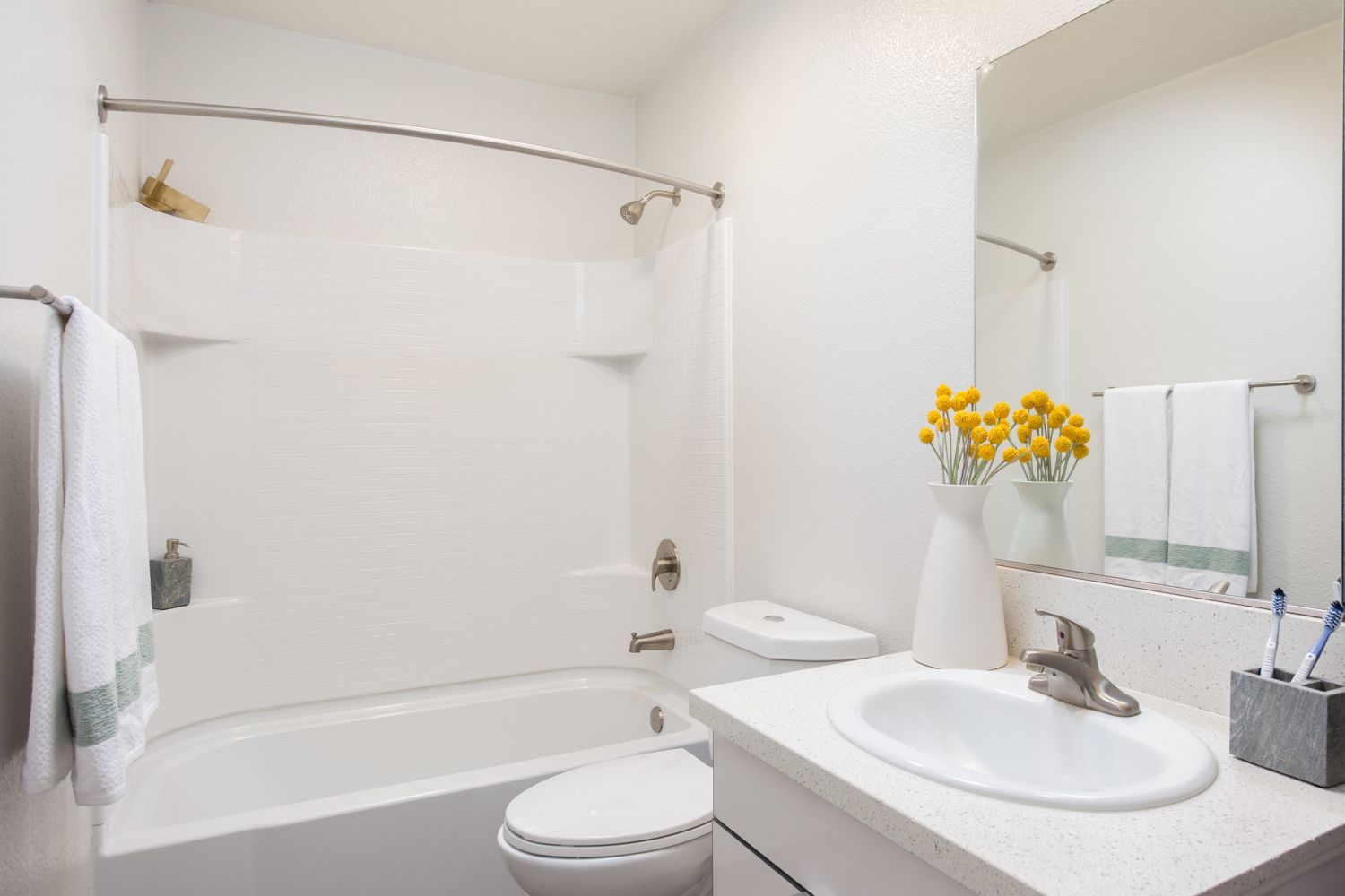 furnished bathroom