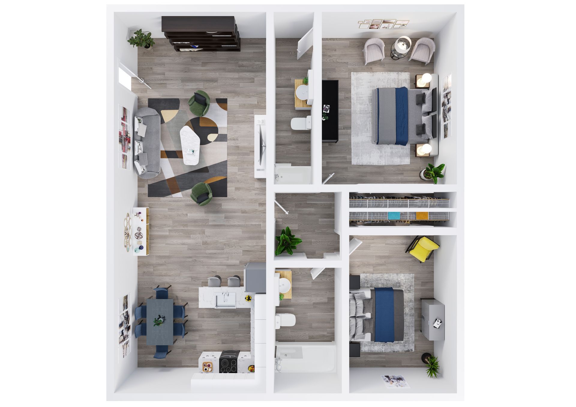 2 Bed | 2 Bath