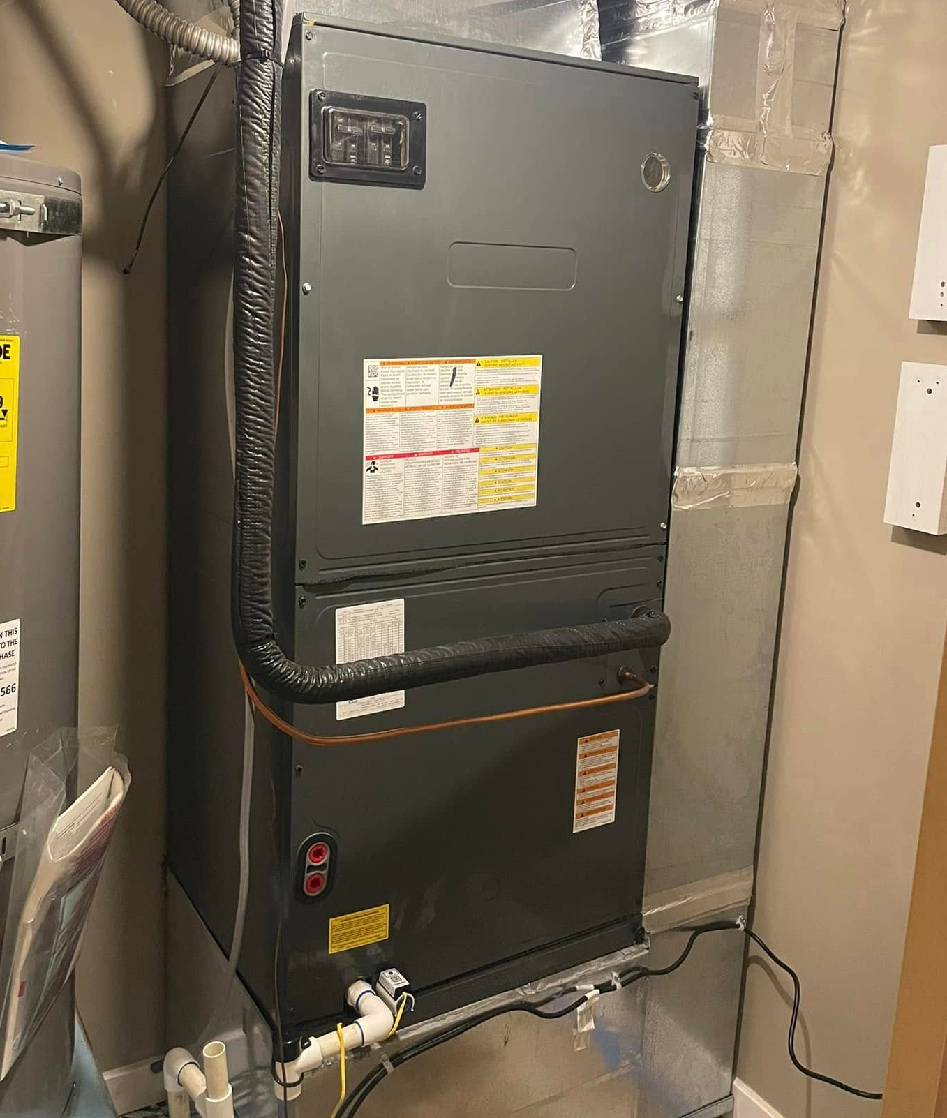 Furnace installation in Belfair WA with new heating system setup