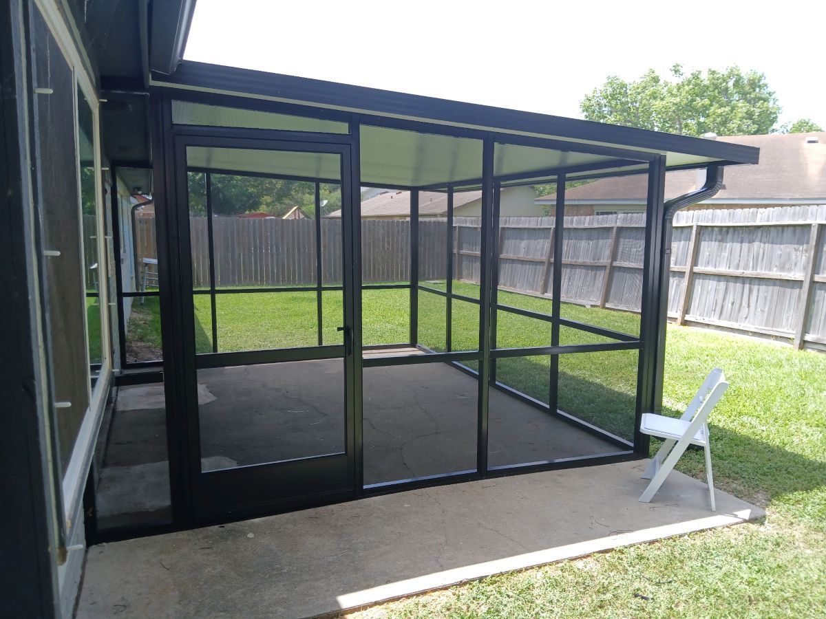 Walk-In Screen Room with Screen Door built by Colorado Outdoor Builders in Arvada, Colorado