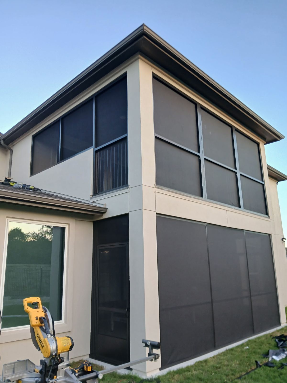 Two-Story Screen Enclosure built by Colorado Outdoor Builders in Lakewood, Colorado
