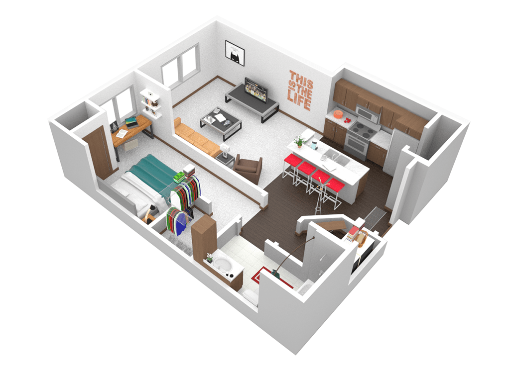 1 Bedroom Apartment at U32 Apartments in Fargo ND