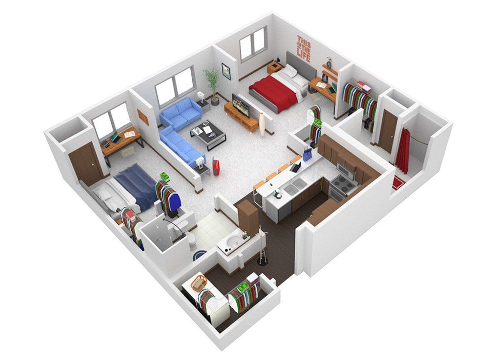 2 Bedroom Apartment at U32 Apartments in Fargo ND