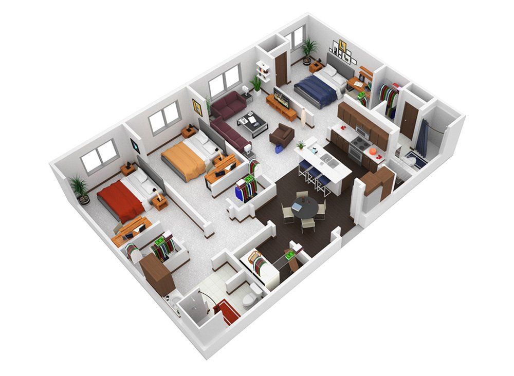 3 Bedroom Apartment at U32 Apartments in Fargo ND