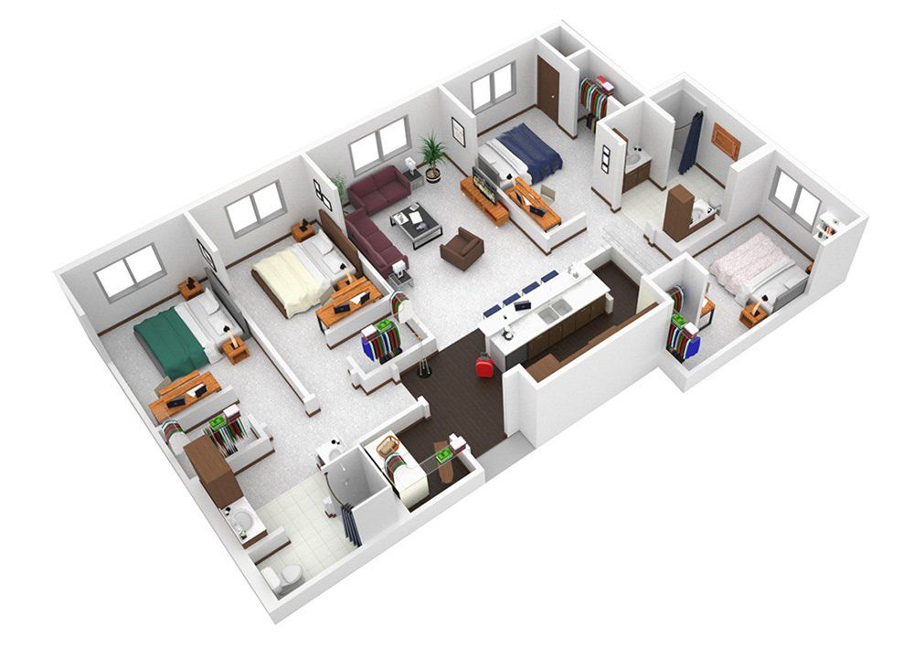 4 Bedroom Apartment at U32 Apartments in Fargo ND