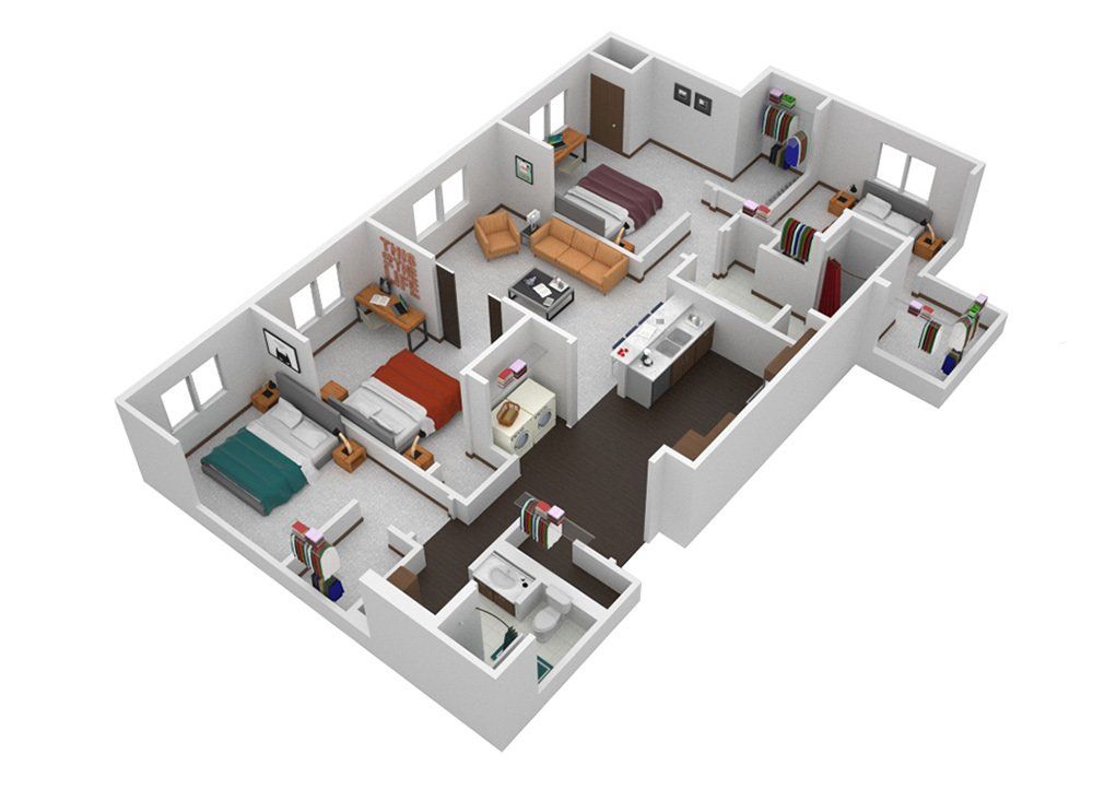 4 Bedroom Apartment at U32 Apartments in Fargo ND