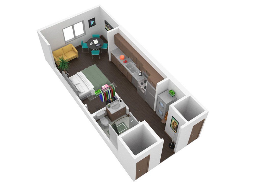 Studio Apartment at U32 Apartments in Fargo ND