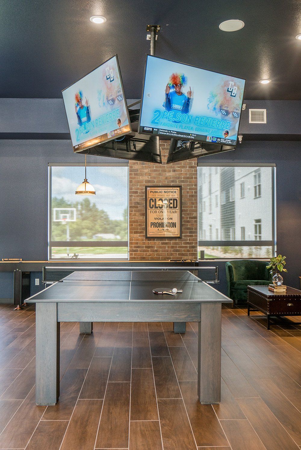 U32 Apartments in Fargo ND Ping Pong Table and TV