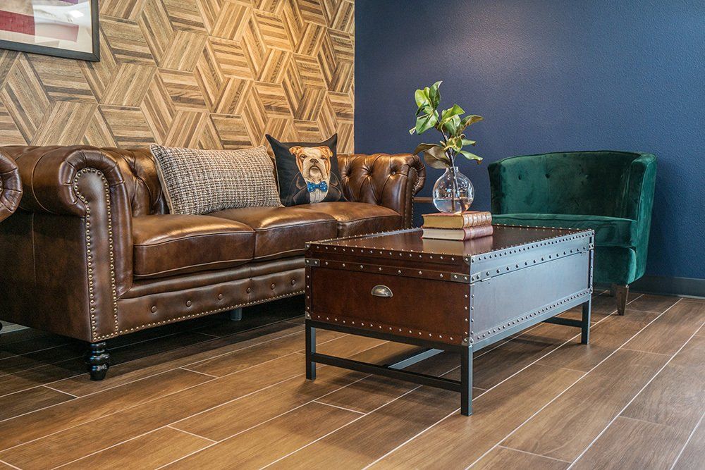 U32 Apartments in Fargo ND Community Lounge and Coffee Table