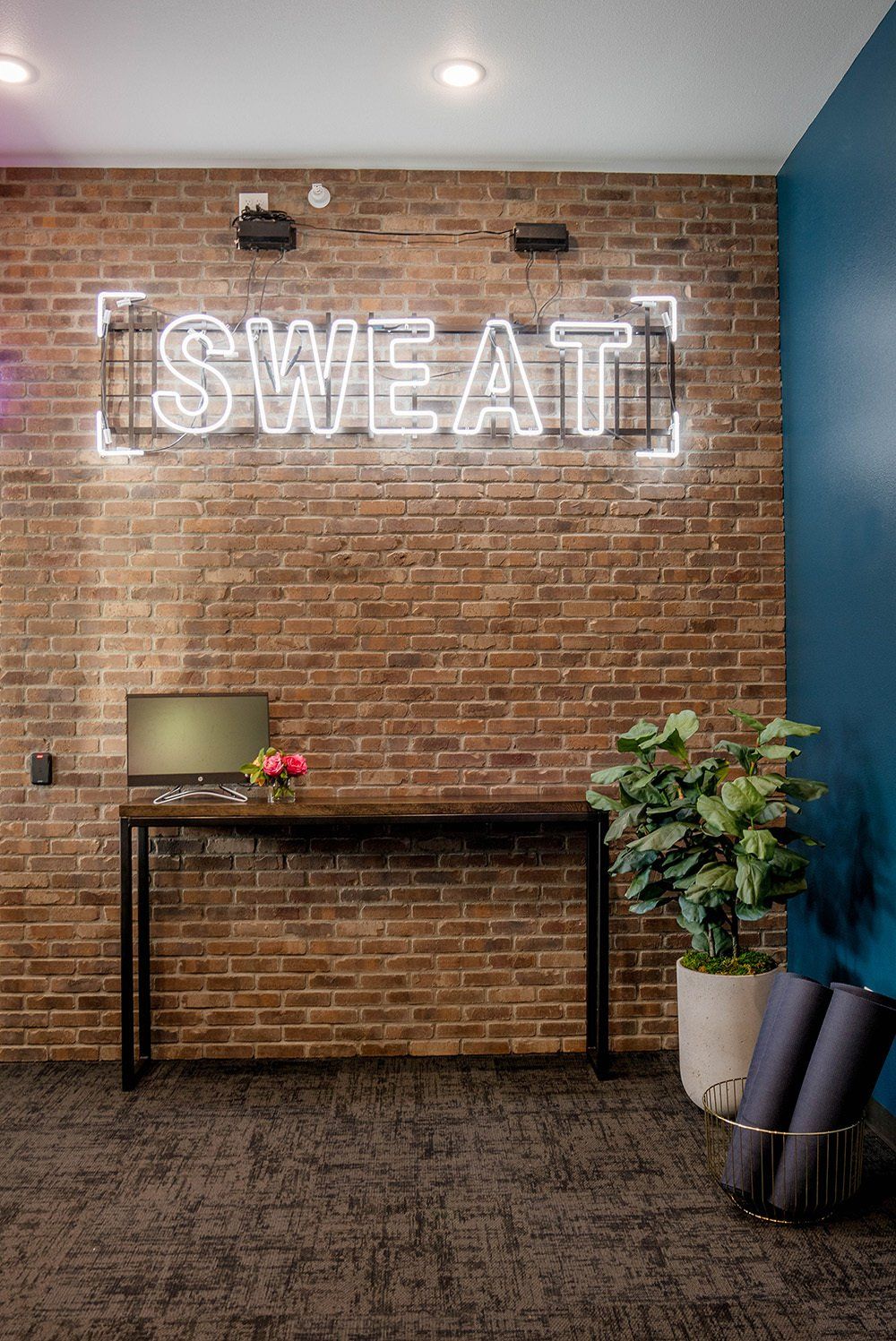 U32 Apartments in Fargo ND Yoga Studio Signage