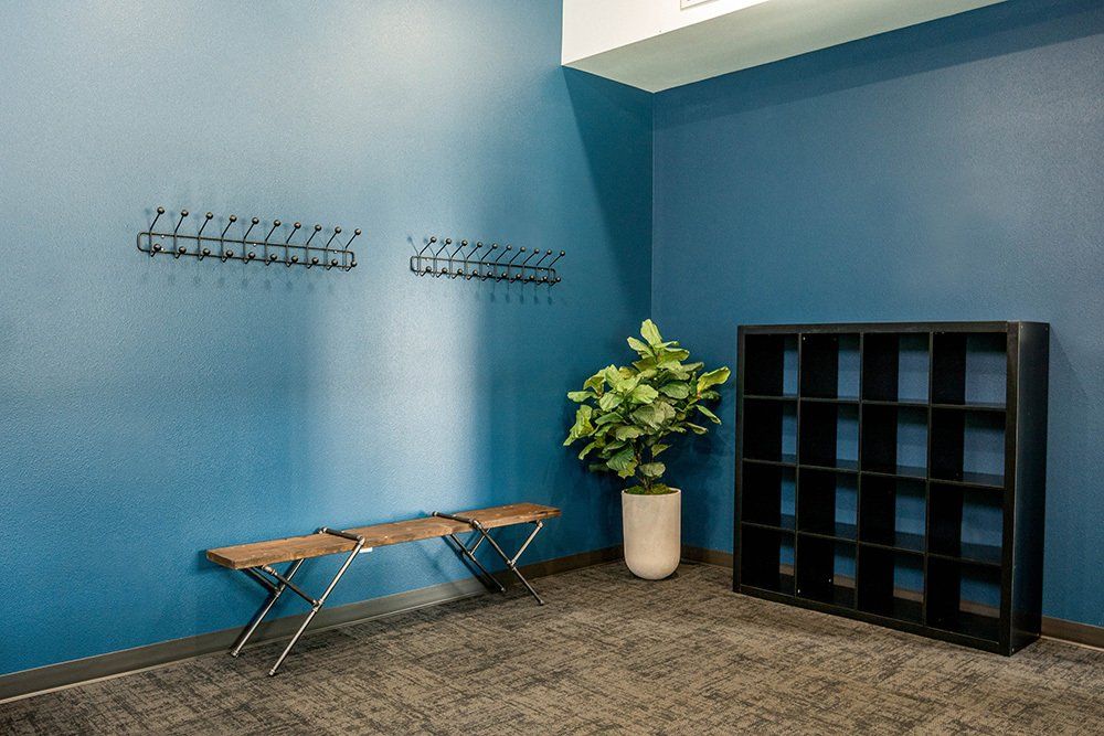 U32 Apartments in Fargo ND Locker Room and Cubbies