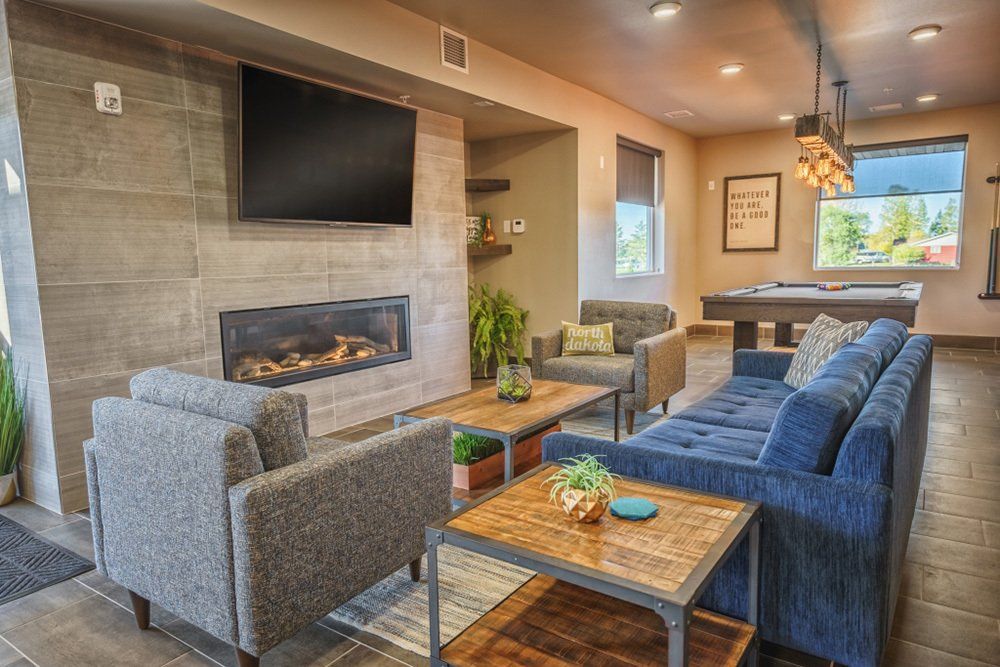 U32 Apartments in Fargo ND Community Seating Area