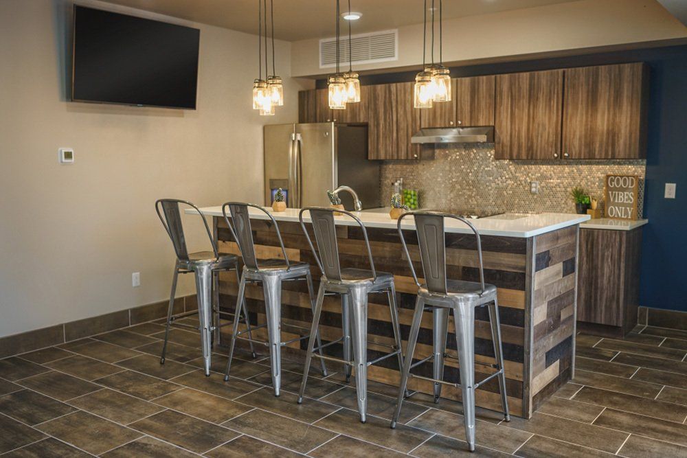 U32 Apartments in Fargo ND Community Kitchen and Bar