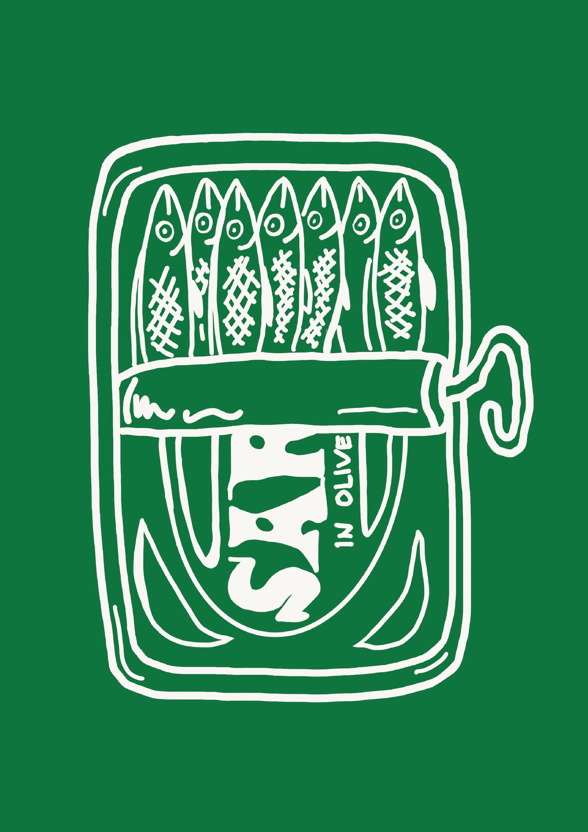 Sardientjes groen