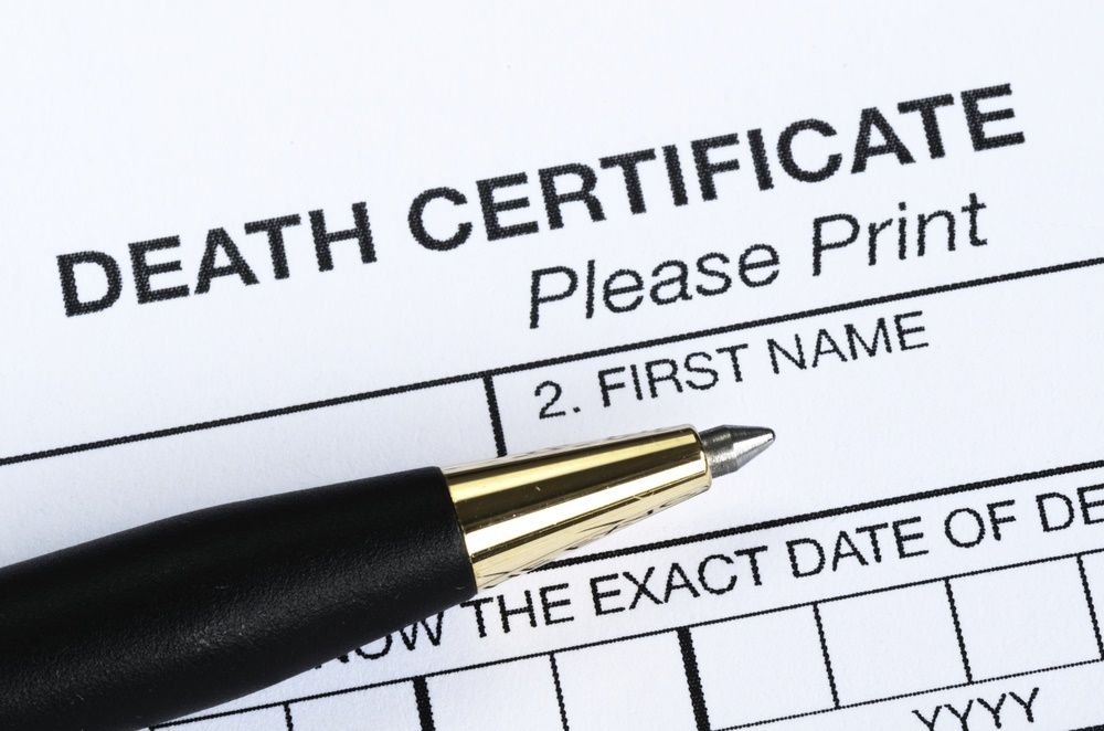 A Death Certificate — Becker Family Funerals In Taree, NSW
