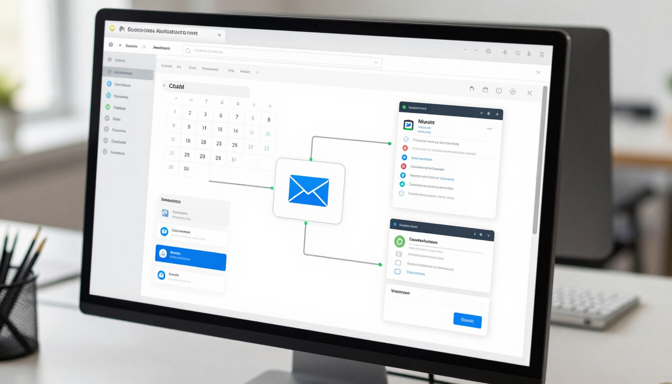 Connected business tools represented in an automation dashboard
