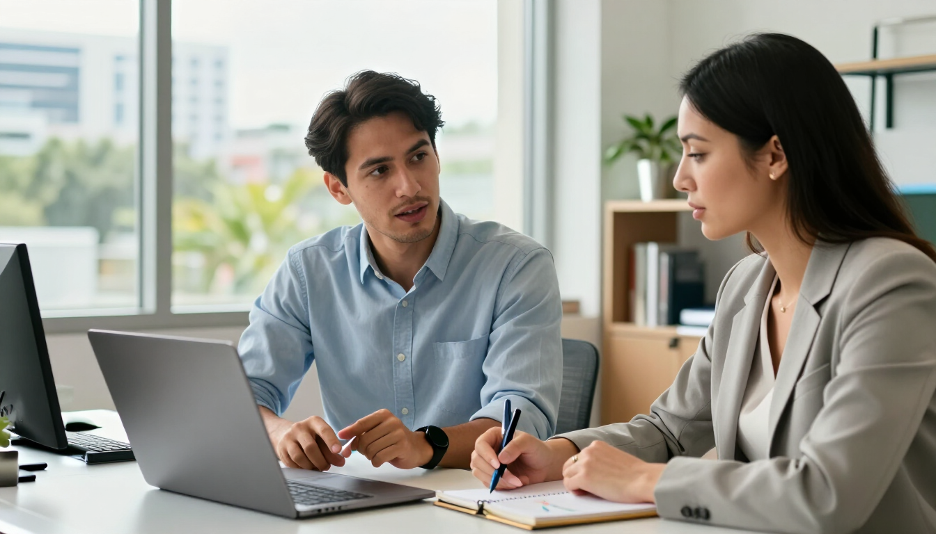 Tampa digital marketing agency strategy meeting for a small business
