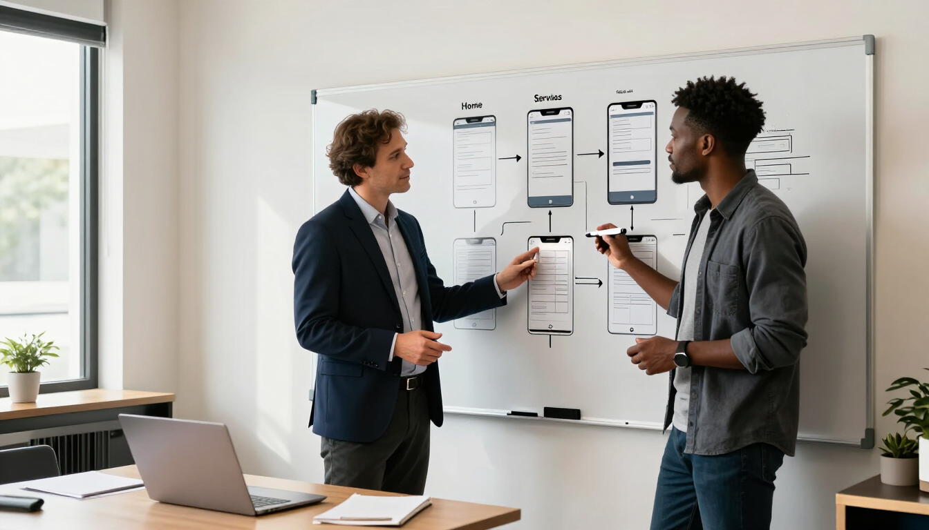 Small-business app planning session in Tampa