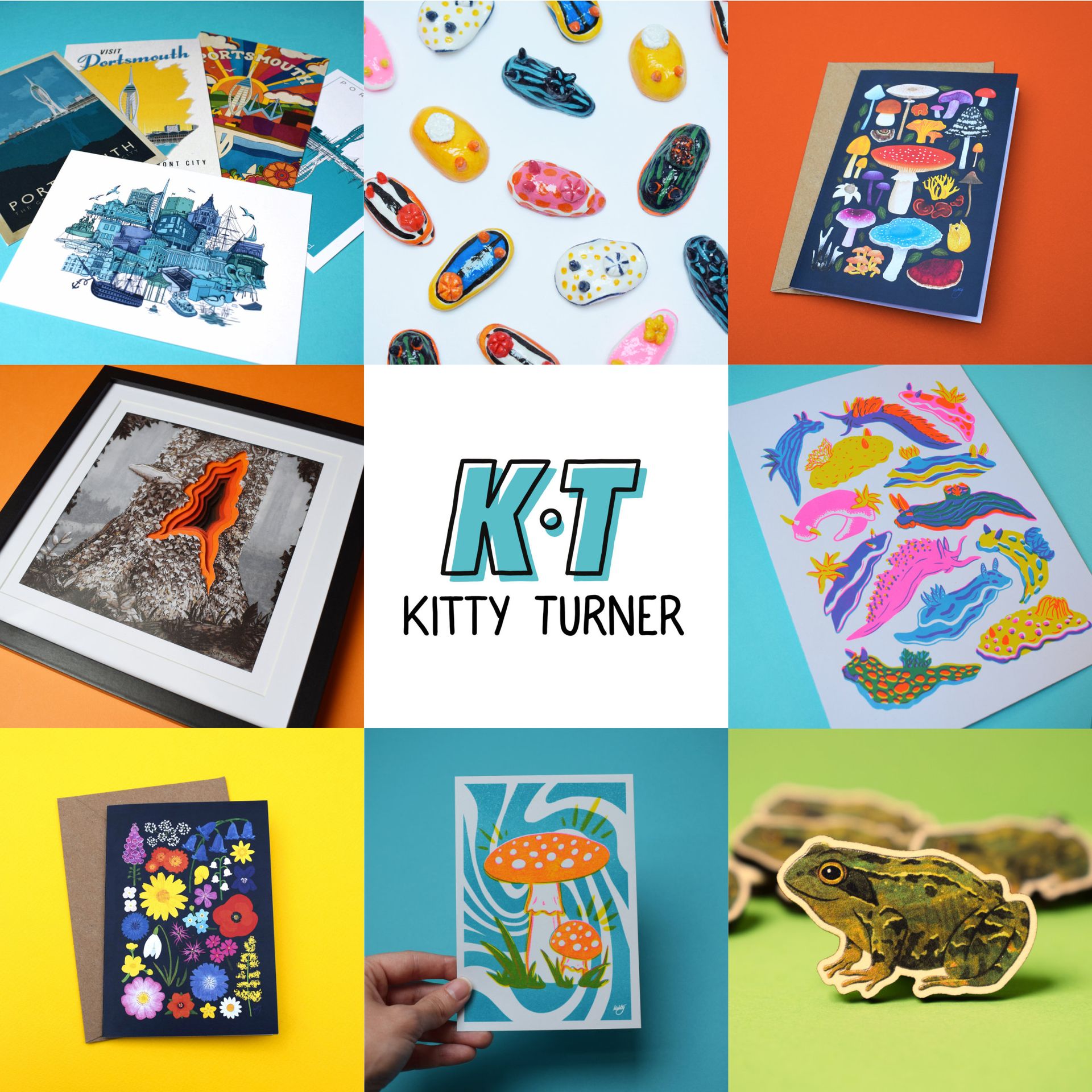 Kitty Turner Portsmouth Artist illustrated shop products