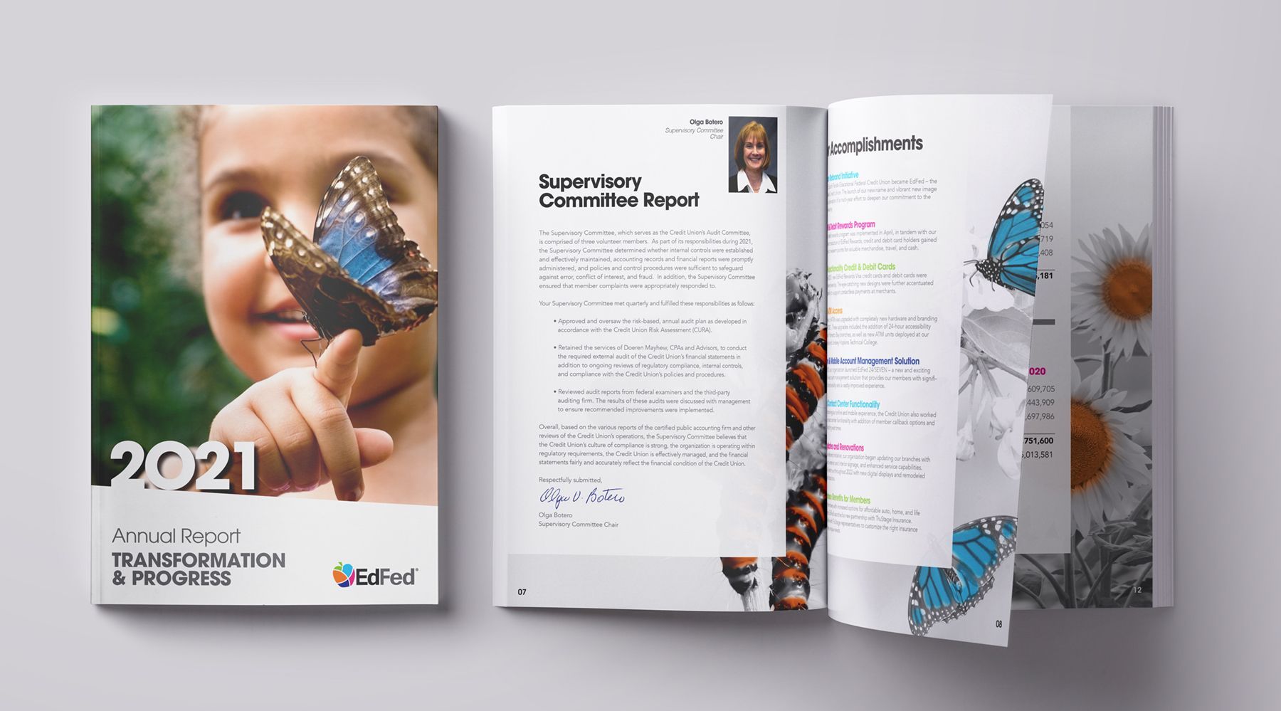 EdFed Credit Union annual report design
