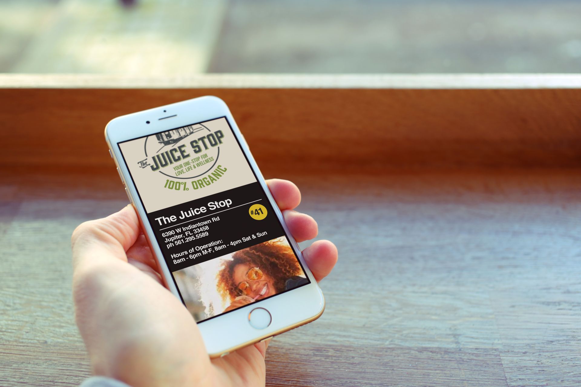 The Juice Stop website development