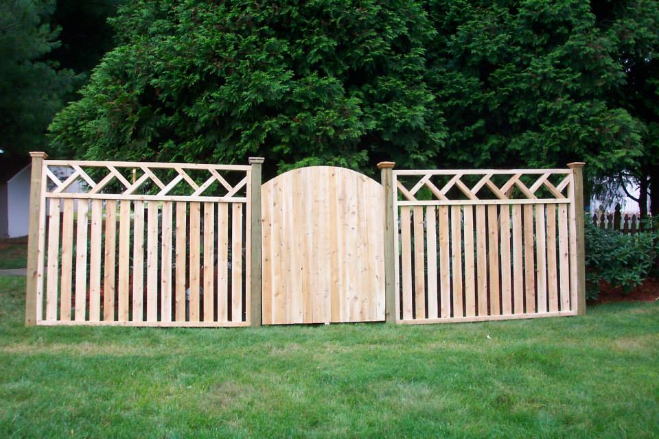 Wood Fence In The Backyard — Blue Anchor, NJ — Reyes Fence