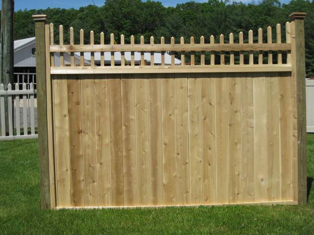 Cedar Wood Fence — Blue Anchor, NJ — Reyes Fence