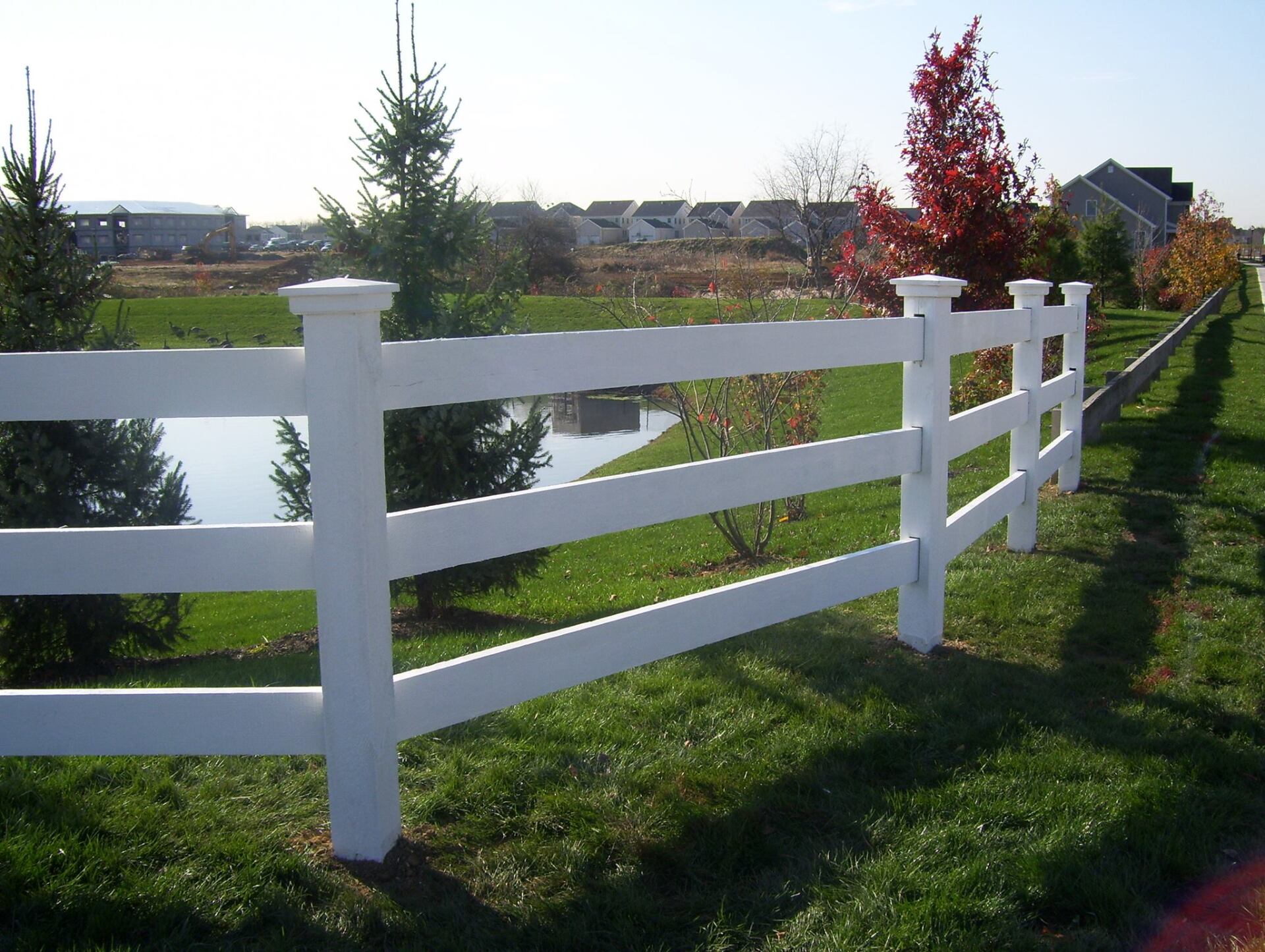 White Fence On The Field — Blue Anchor, NJ — Reyes Fence