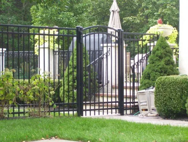 Black Aluminum Gate — Blue Anchor, NJ — Reyes Fence