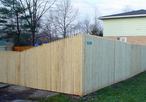 Stockade Style Fencing