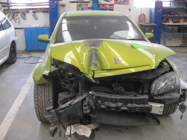 HSV Maloo Before Repair — John Zelukovic Smash Repairs in Orange, NSW
