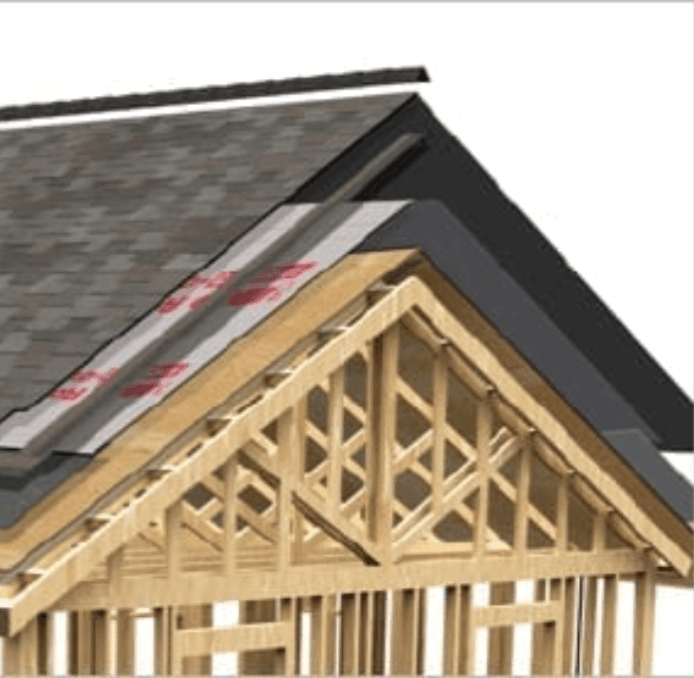 diagram of roof construction