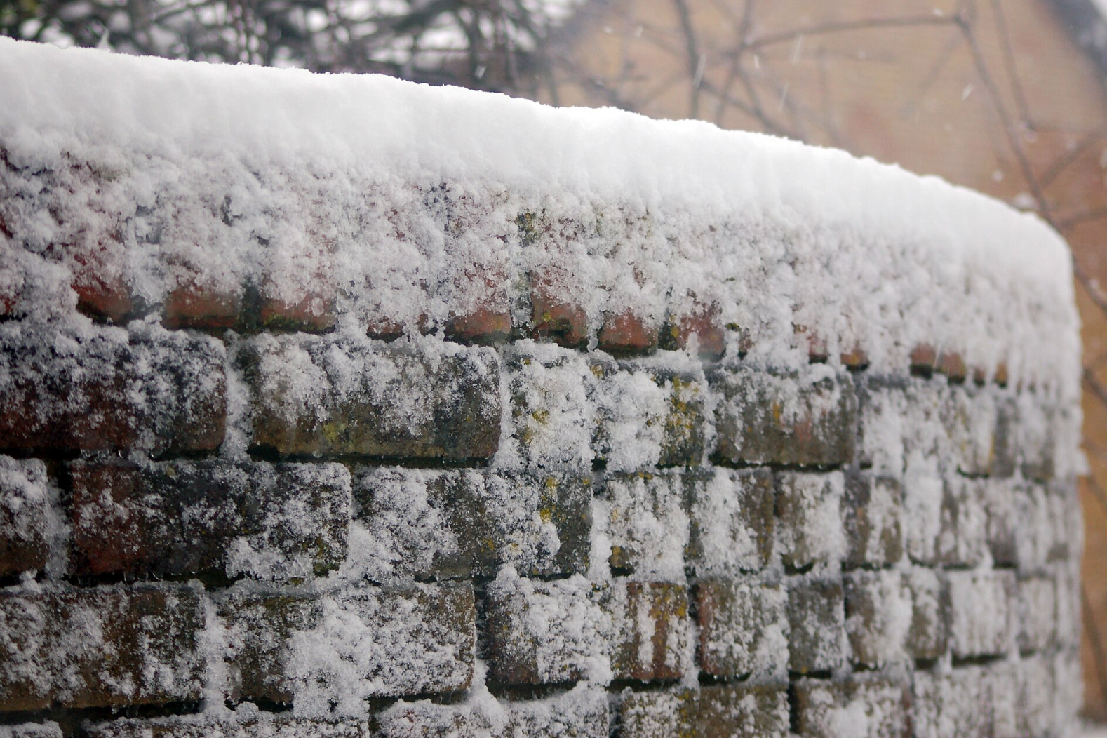 winter storm masonry damage